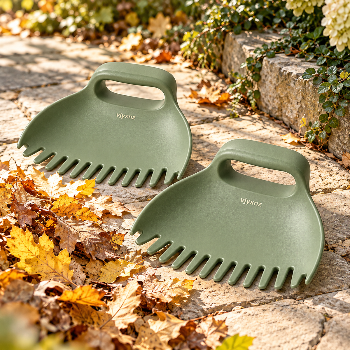 Gather Leaf Scoop Pair — Lifestyle
