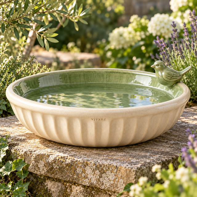 Haven Ceramic Birdbath Bowl