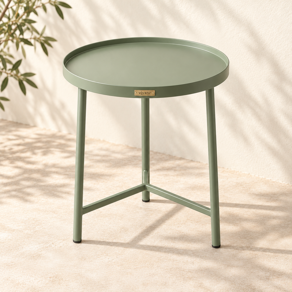 Terrace Round Garden Side Table — Detail