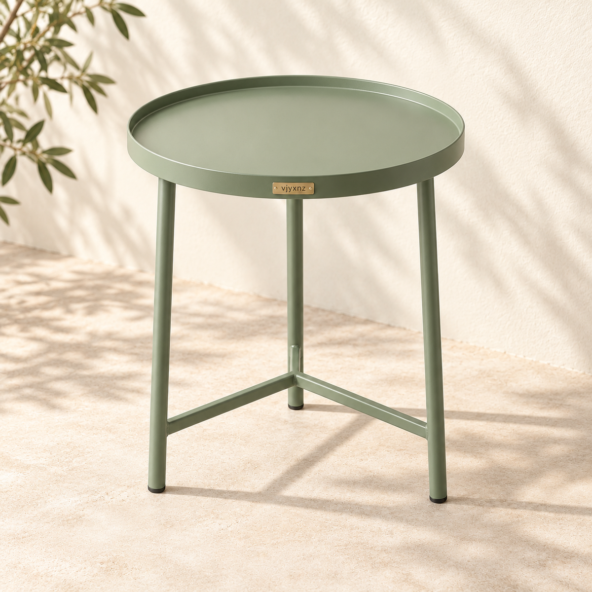Terrace Round Garden Side Table — Detail